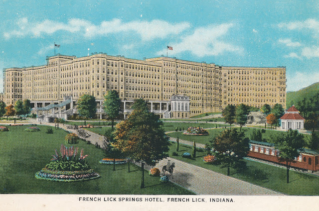 1914 French Lick Postcard