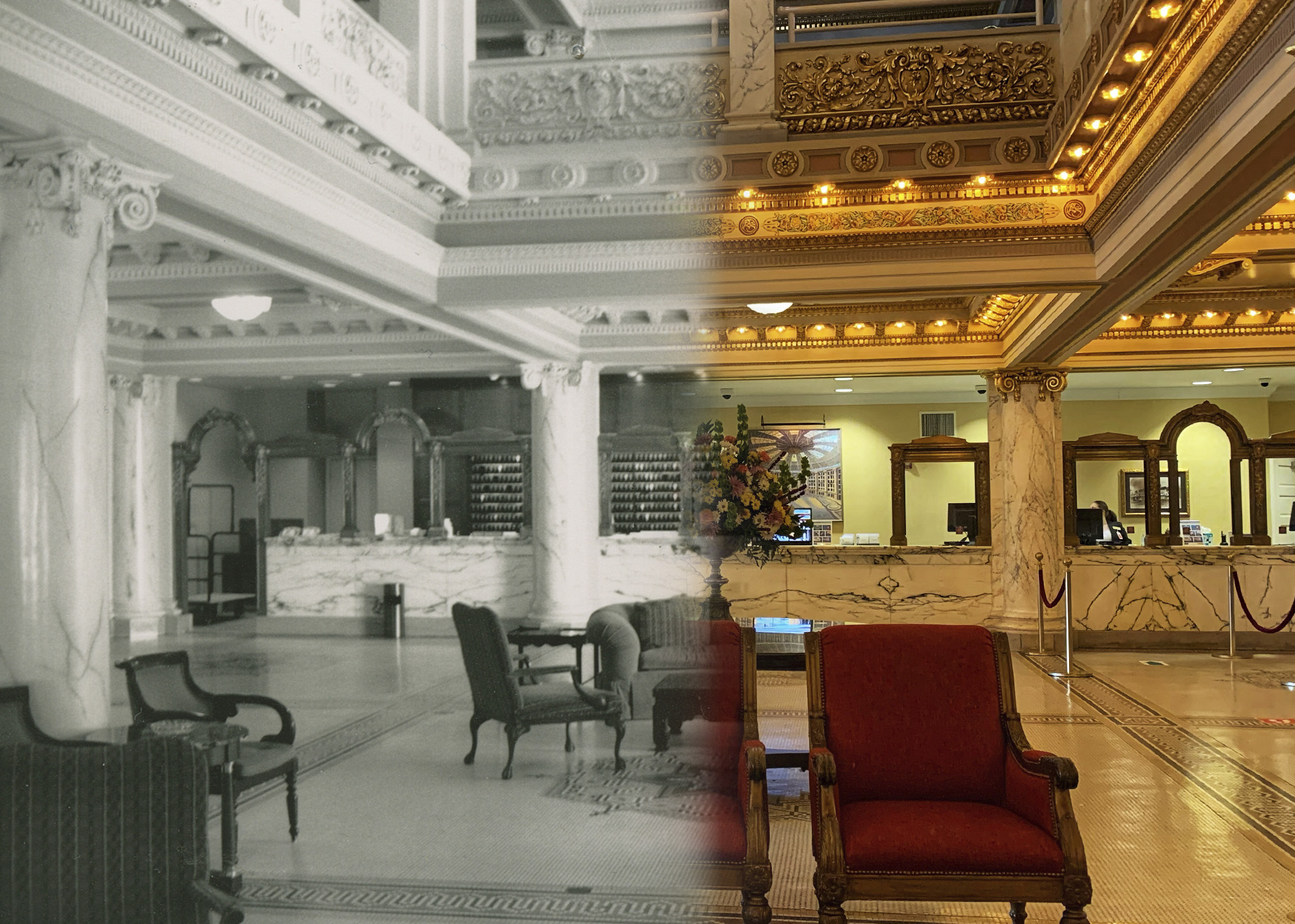 French Lick Springs Hotel lobby