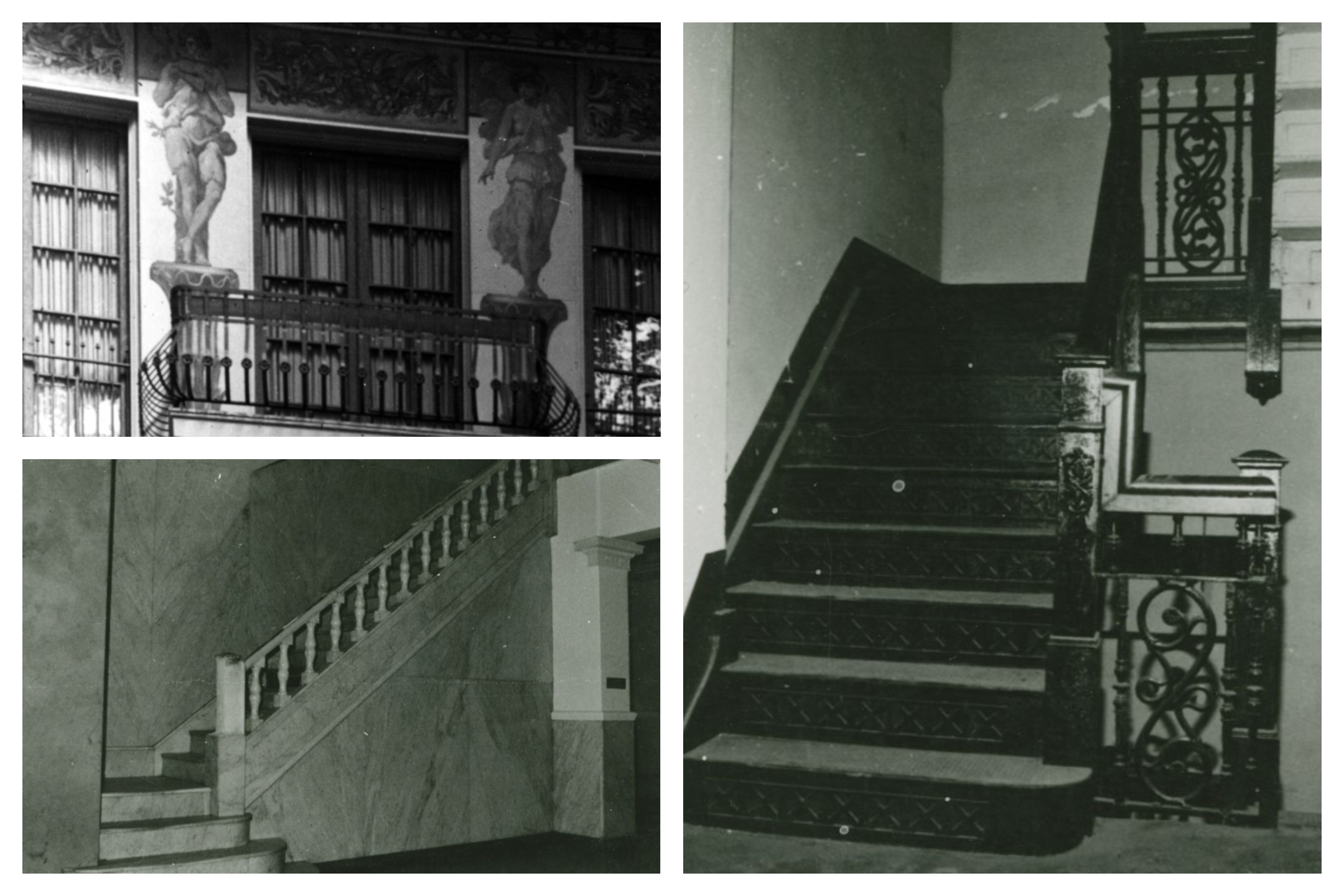 a staircases and stairs in a house