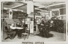 a man working in a printing office