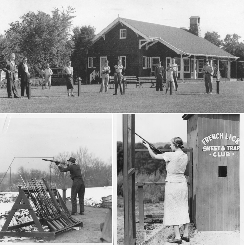 a group of people shooting guns